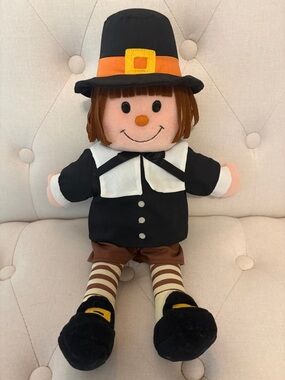 16” Vintage Plush Pilgrim Doll